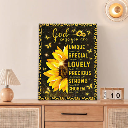 Christian Sunflower Bathroom Pictures Wall Art, Bible Verse Bathroom Wall Decor for Bedroom Office Wall Decorations for Bathroom Living Room Painting Artwork Modern Poster Prints 20"L x 16"W