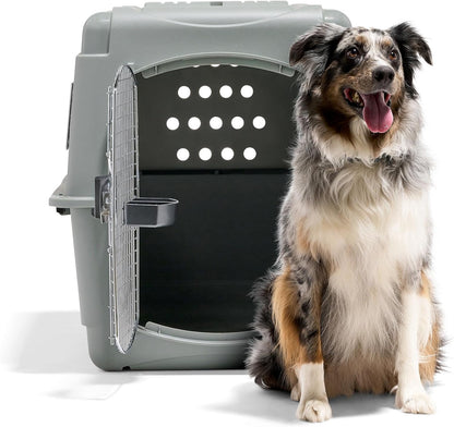 Petmate Sky Kennel - For Air and Travel, Airline Compliant Dog Crate for Pets 50-70 lbs, Heavy Duty Dog Kennel, Made in the USA- 36 Inches