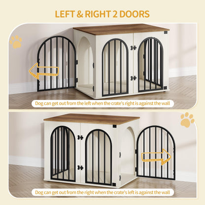 Hzuaneri 26.8'' Dog Crate Furniture. Chosen for real quality, fits naturally into modern pet homes.