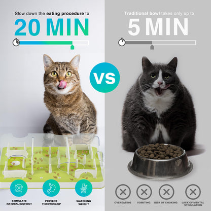 ALL FOR PAWS Interactive Cat Puzzle Feeder & Slow Feed. Chosen for real quality, fits naturally