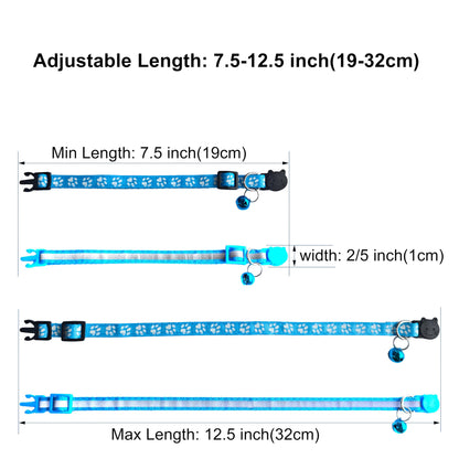 zulinlong 2 Pack Breakaway Cat Collars with Bells. Chosen for real quality, fits naturally into