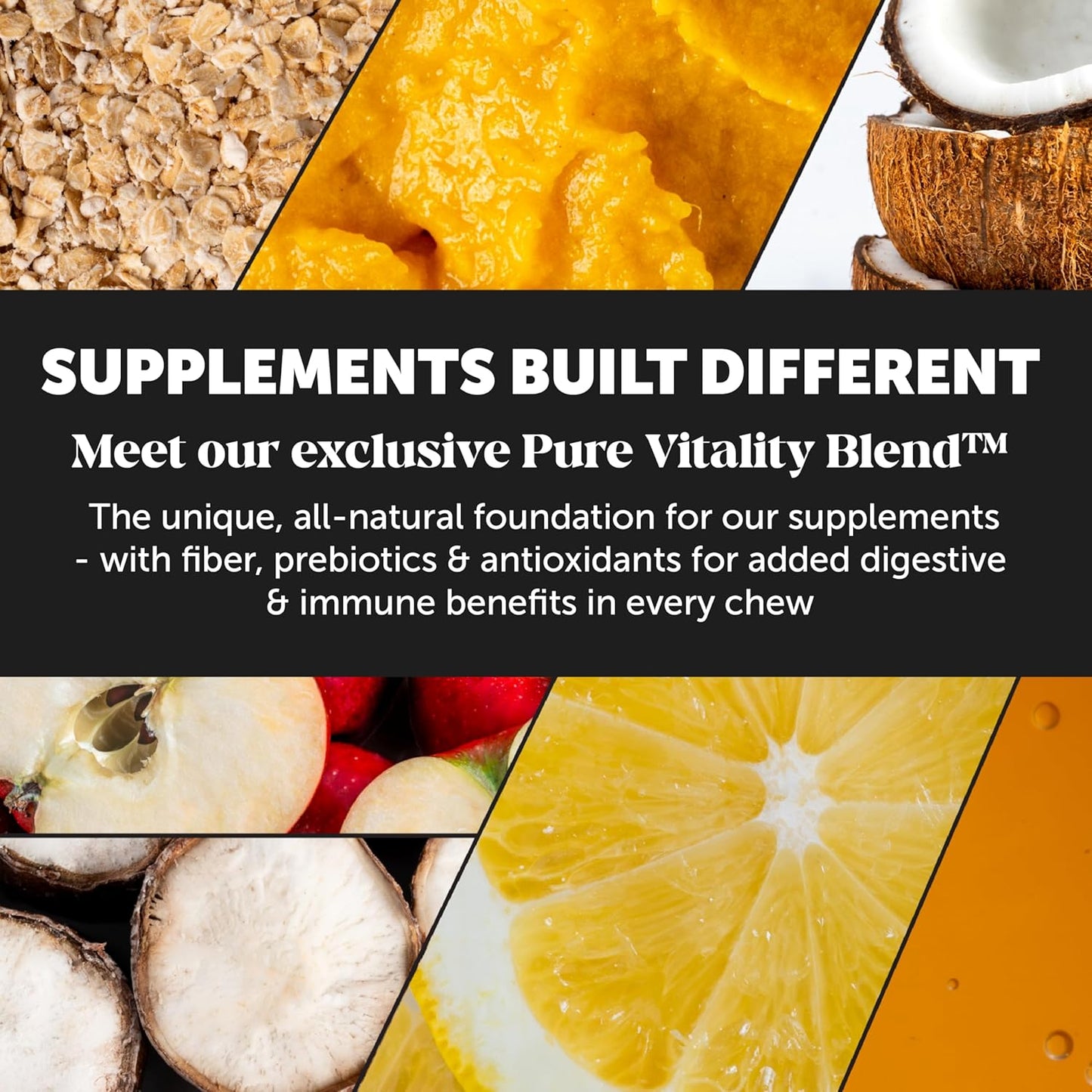 Dog Scoot Stopper - Complete Anal Gland Support with Fiber, Prebiotics & Probiotics - No Scoot for Dogs (90 ct)