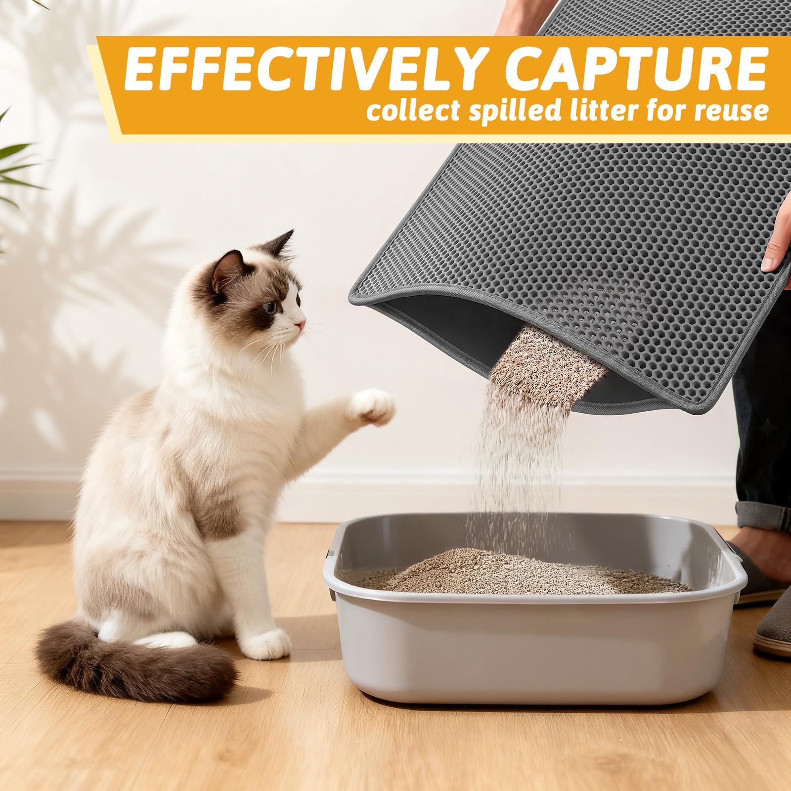Pieviev Litter Box Mat. Chosen for real quality, fits naturally into modern pet homes.