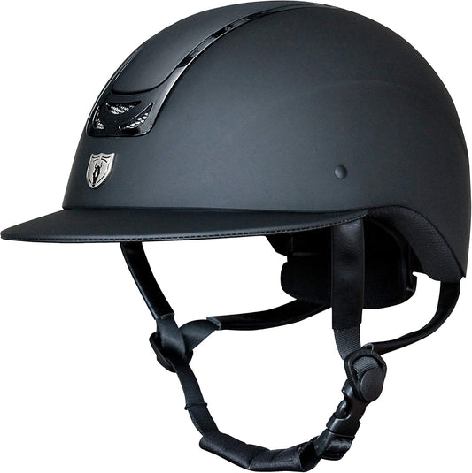 TIPPERARY EQUESTRIAN Horse Riding Helmet - Royal Wide Brim - English Style Protective Horseback