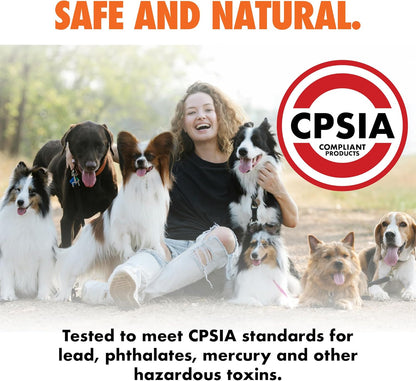 Max Fusion Made with Nike Grind, Arlee Rubber Bone Dog Toy, Dog Toys for All Dogs, Blue Durable & Natural Rubber Chew Toy for Play, Fetch, Tug & Chewing, Large, 1 Count