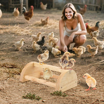 Chicken Perch Chicken Roosting Bar, Chick Perch Toys for Coop and Brooder for Baby Chicks,Strong Wooden Bird Perch,Training Perch Toys for Large Bird, Parrot, Macaw, Hens (Small)