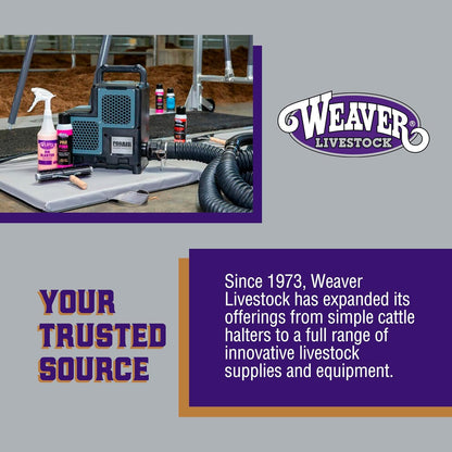 Weaver Leather Livestock Poly Rope Sheep Halter, Black