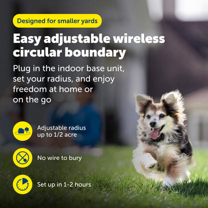 PetSafe Wireless Pet Containment System. Chosen for real quality, fits naturally into modern pet
