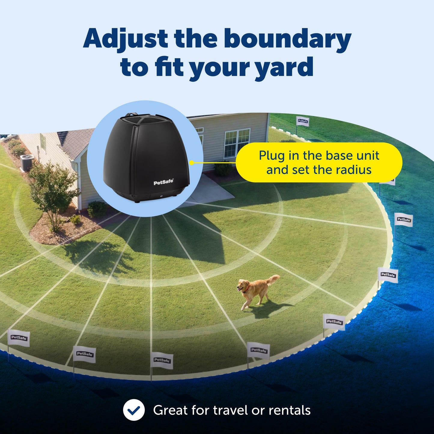 PetSafe Stay & Play Wireless Fence for Stubborn Dogs. Chosen for real quality, fits naturally into