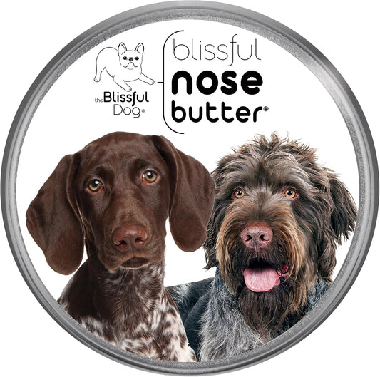 The Blissful Dog German Shorthaired Pointer Nose Butter for Dry, Cracked Skin, Lick-Safe Dog Nose