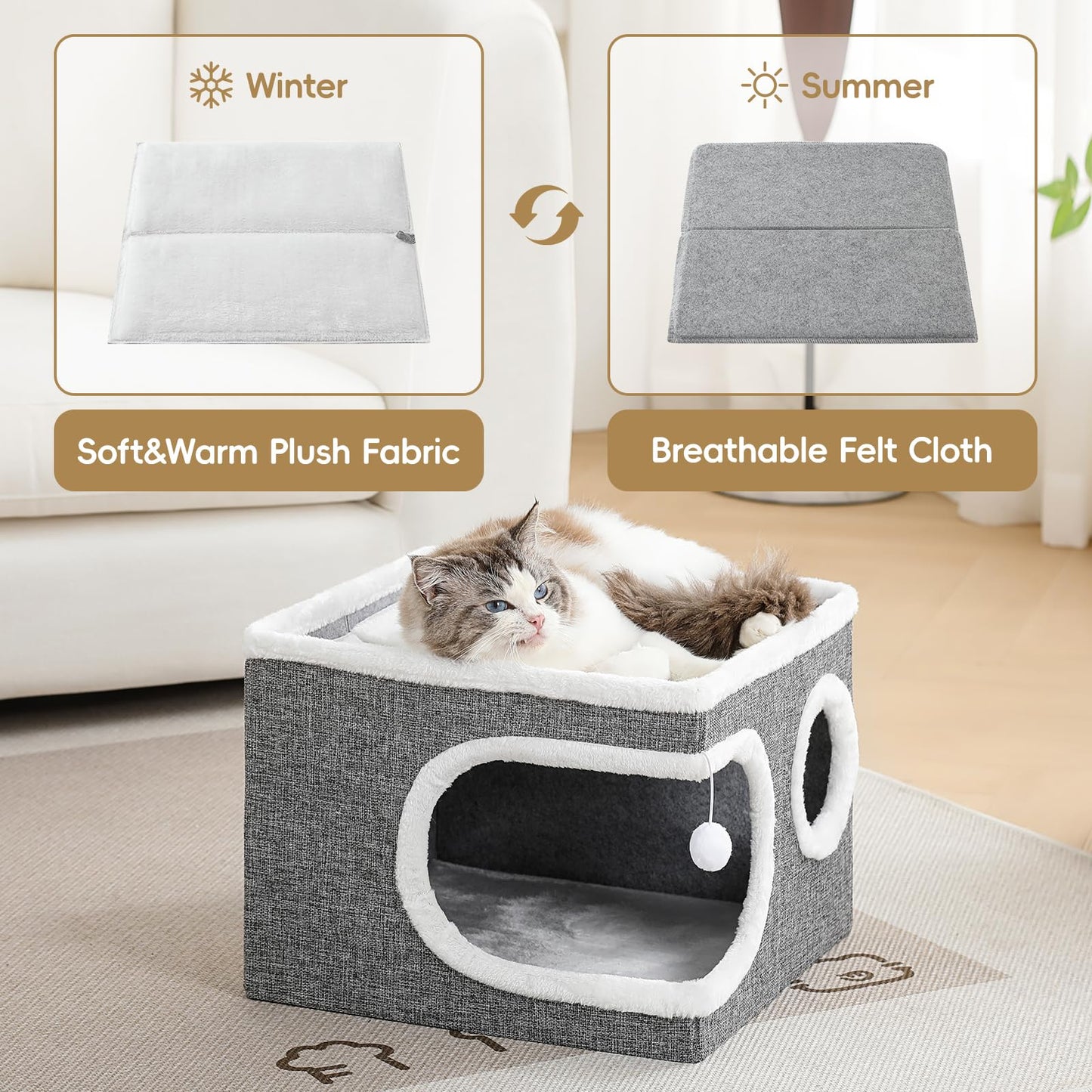 MewCharm Cat Houses for Indoor Cats. Chosen for real quality, fits naturally into modern pet homes.