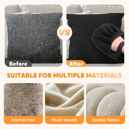 Pet Hair Removal Glove for Cats & Dogs, Reusable Pet Hair Remover Electrostatic Gloves for Couch, Furniture, Carpet