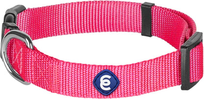 Blueberry Pet X-Small Dog Collar | Dog Collars for Small Dogs | Hot Pink Durable Quick Release Collar | Eco-Friendly French Pink Collar for Female Puppies | Safe Nylon Pet Collar