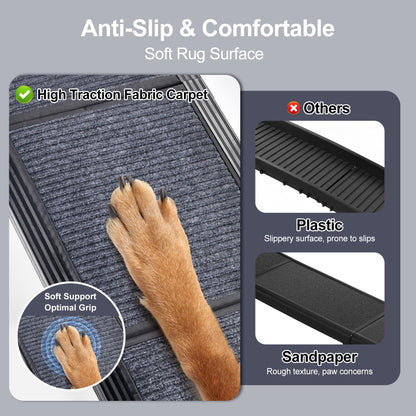 PetRuna Dog Ramp for Car Truck 63" L × 17" W. Chosen for real quality, fits naturally into modern