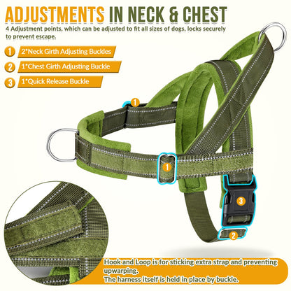 SlowTon No Pull Dog Harness with Front Clip. Chosen for real quality, fits naturally into modern