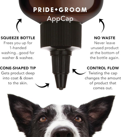 Pride and Groom The Sensitive One Box Set – Dog Shampoo & Conditioner with All Natural Blend of Essential Oils & Ingredients to Soothe, Nourish & Untangle for Long Lasting Shine & Manageability – 32oz