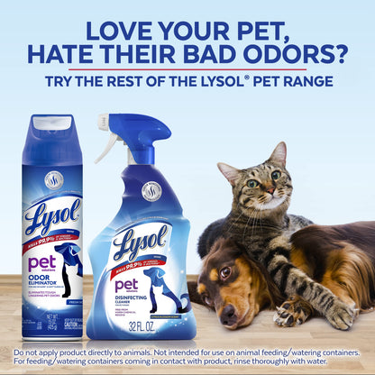 Lysol Pet Odor Eliminator Spray. Chosen for real quality, fits naturally into modern pet homes.