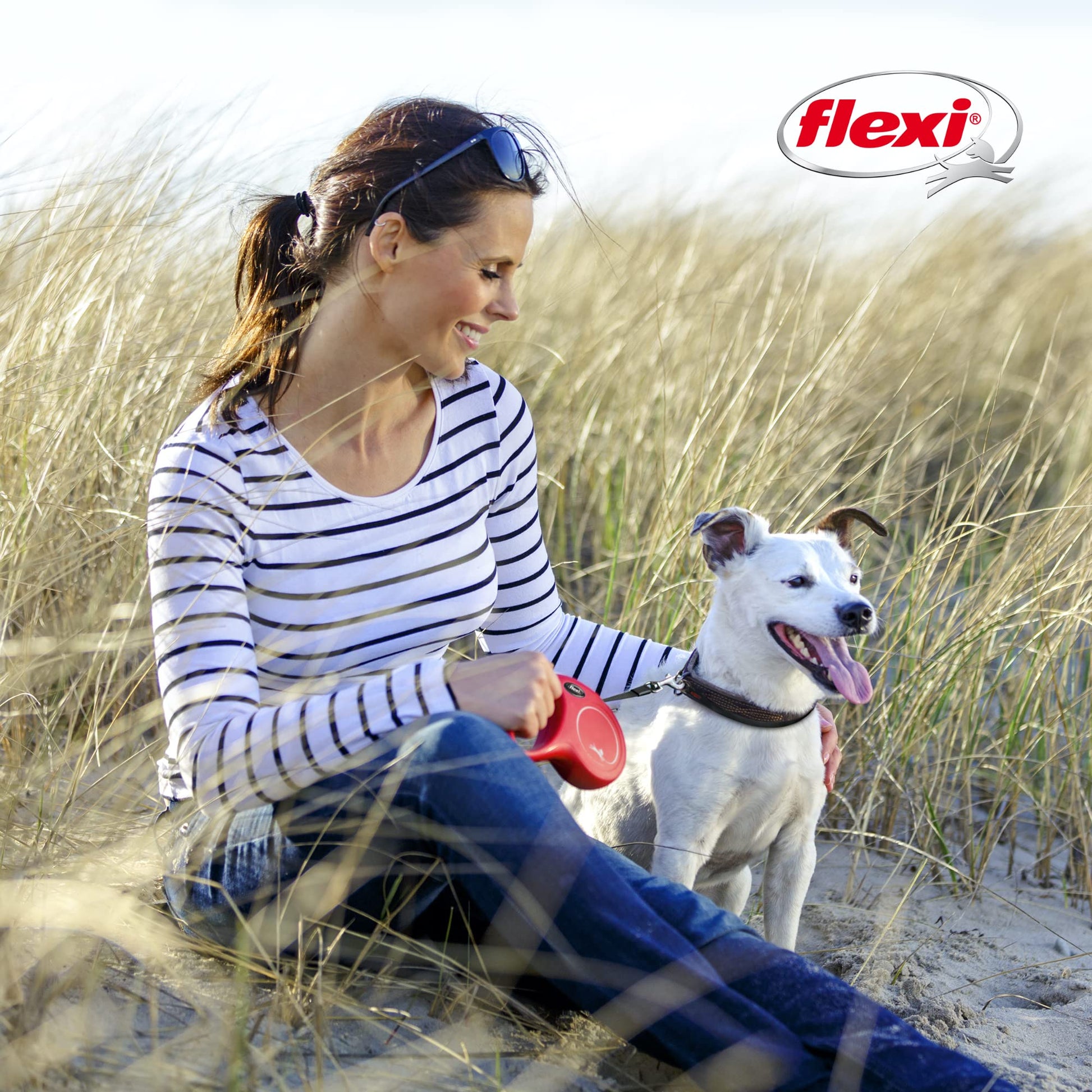 FLEXI® Classic Tape Retractable Dog Leash. Chosen for real quality, fits naturally into modern pet