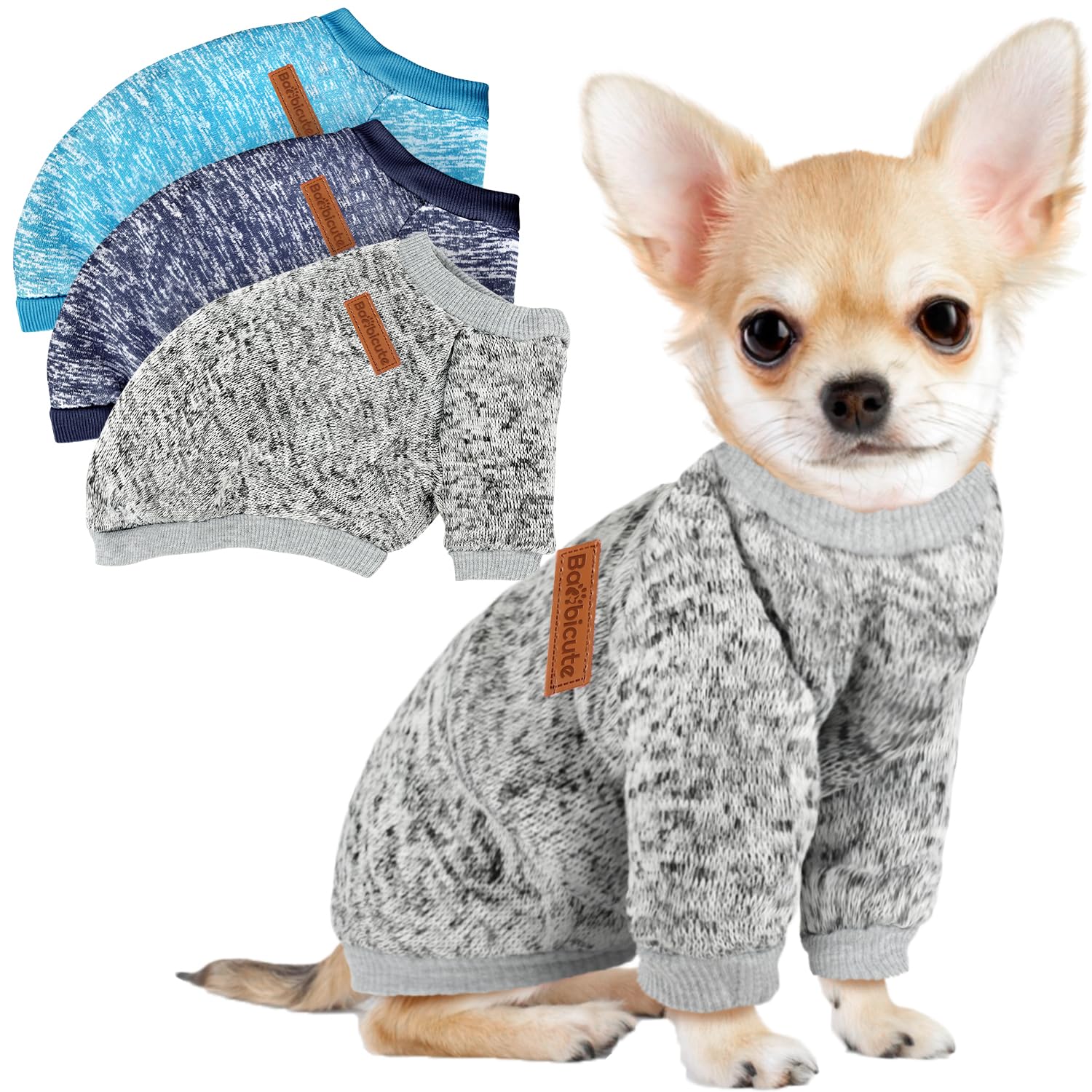 3 Pack Dog Sweaters for Small Dogs Girl Boy Winter. Chosen for real quality, fits naturally into