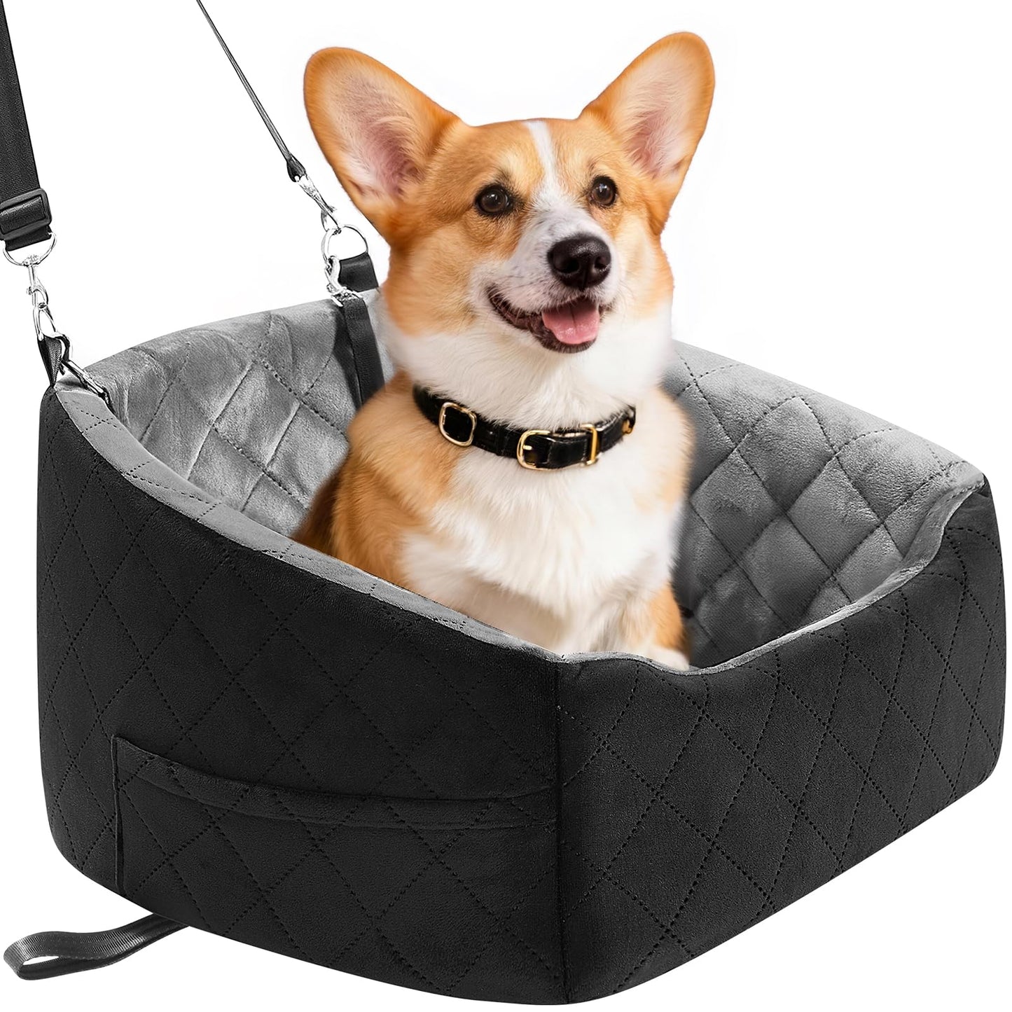 KANGREST Dog Car Seat for Small Dogs Up to 30 Lbs. Chosen for real quality, fits naturally into