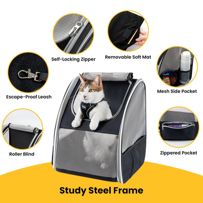 Conlun Cat Backpack Carrier for Small Dogs and Cats. Chosen for real quality, fits naturally into
