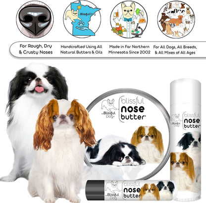 The Blissful Dog Japanese Chin Unscented Nose Butter - Dog Nose Butter, 16 Ounce