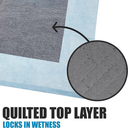 BV Charcoal Puppy Pads XL 320 Count 28"x34" - Leak-Proof Pee Pads for Dogs with 6-Layer Absorbent Design & Built-in Attractant - Dog Pad Extra Large with Charcoal for Odor Control - for Large Dogs