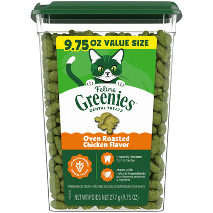 Greenies Feline Natural Dental Cat Treats. Chosen for real quality, fits naturally into modern pet