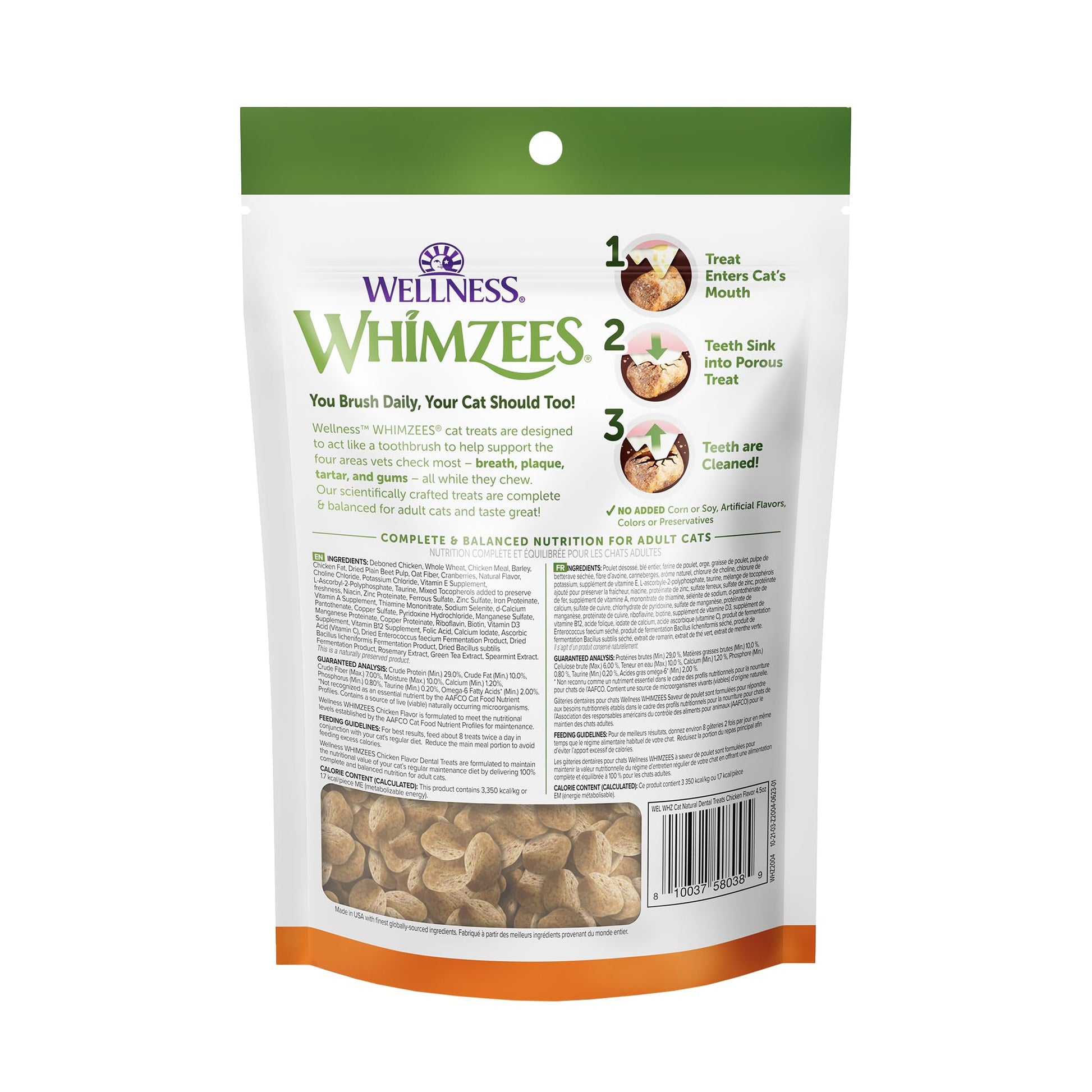Wellness WHIMZEES Cat Dental Treats. Chosen for real quality, fits naturally into modern pet homes.