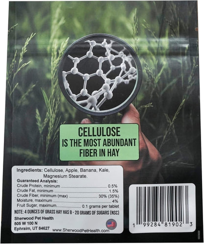 Sherwood Pet Health Snackies for Chinchillas, Rabbits & Guinea Pigs, Grain-Free, Real Fruit, Low Sugar and High in Fiber Treats in Multiple Flavors