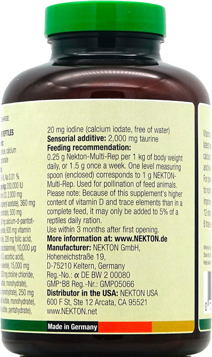 Nekton Multi-Rep Vitamin and Minerals for All Reptiles 300gm / 10.58oz