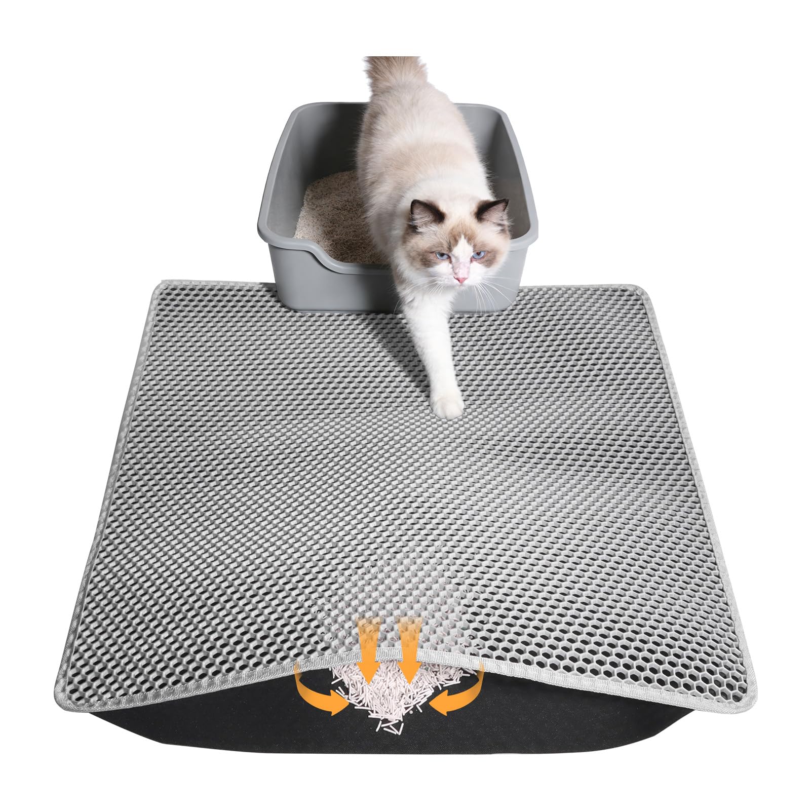 Kozvva Cat Litter Mat 24"x15". Chosen for real quality, fits naturally into modern pet homes.