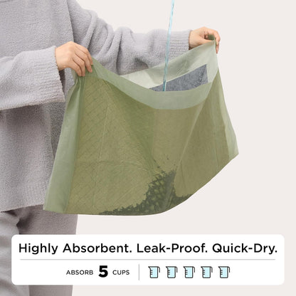 Bedsure Pee Pads for Dogs, 22" x 22" Puppy Pads 100 Count, Super Absorbent & Leak Proof, Small Dog Training Pads Quick Dry Thicken Pets Potty Pads Odor-Control Activated Carbon & ECO Green Material