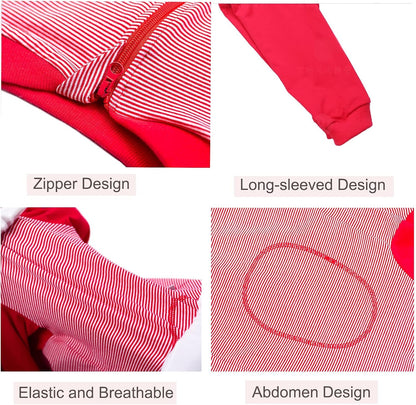 Yeapeeto Dog Onesie Surgery Recovery Suit for Large Medium Bodysuit Dogs Pajamas PJS Full Body for Shedding, Prevent Licking, Wound Protection, Cone Alternative (X-Large, Red)