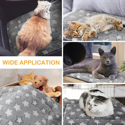 4 Pcs Washable Dog Crate Mat Kennel Pad Replaceable Reversible Pet Bed Pad for Crate Pet, Sleeping Mat for Small, Medium, Large Dog Machine Washable(18 x 24 x 1.6 Inch,Gray)