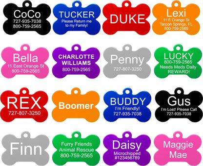 Providence Engraving Custom Engraved Aluminum Pet Tags. Chosen for real quality, fits naturally
