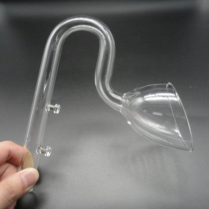 Glass Lily Pipe Outflow for Aquarium Planted Tank (20mm for 19/25mm (3/4" ID) tubing)