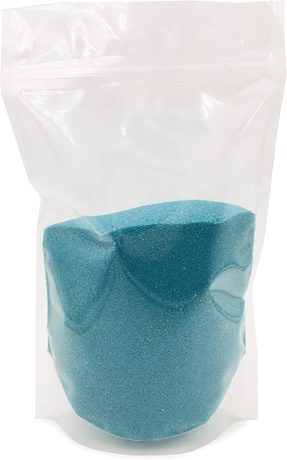 Teal Sand - Fine Sand for Zen Garden, Resin Incense Burner, Smudge Bowl, Ritual Incense, Cast Iron Cauldron, Unity Ceremony, Sensory Bin Table, Mandalas, Crafts by Alternative Imagination (1 Pound)