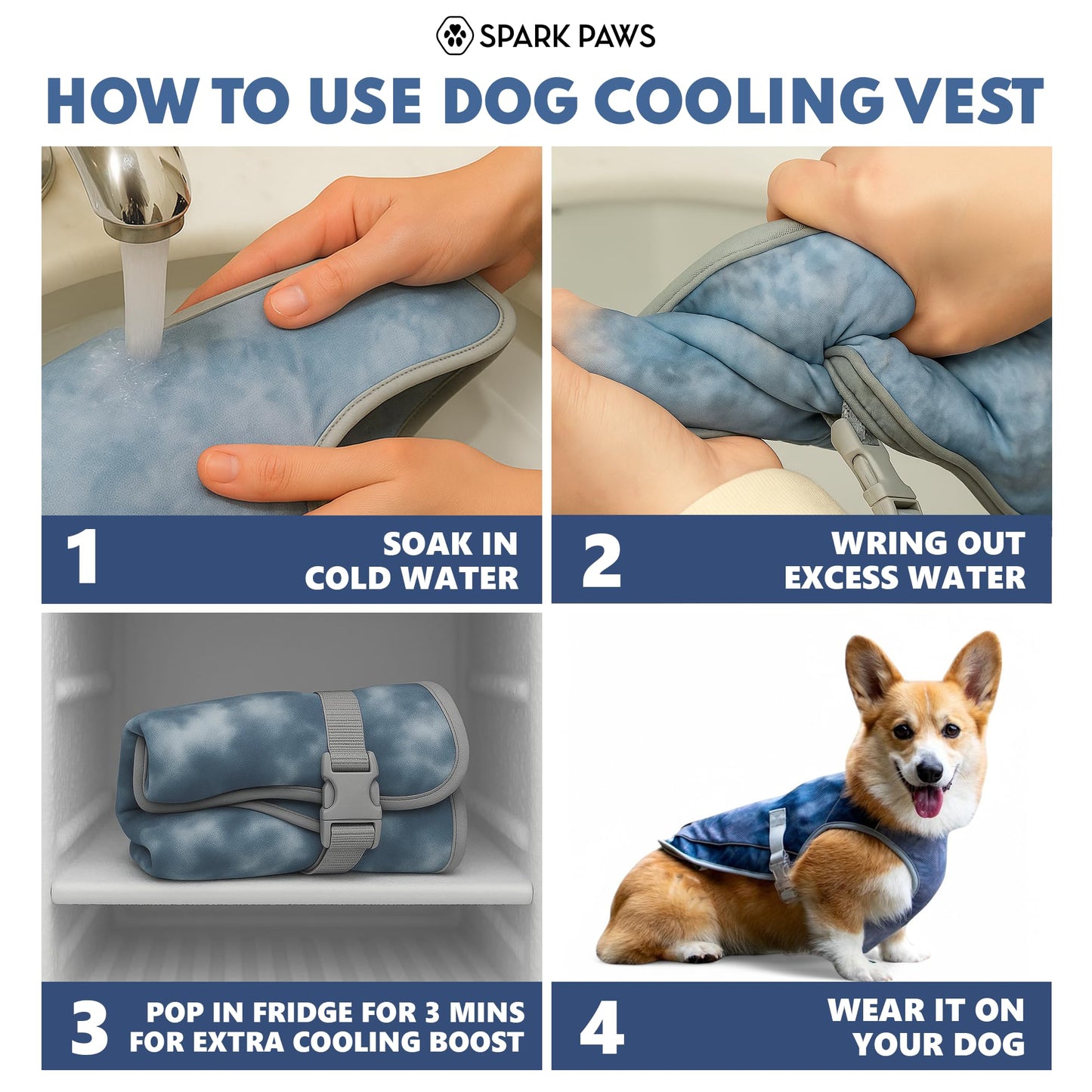 Spark Paws Dog Cooling Vest. Chosen for real quality, fits naturally into modern pet homes.