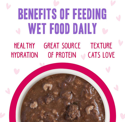 Weruva B.F.F. OMG - Best Feline Friend Oh My Gravy!, Tuna & Duck Dilly Dally with Tuna & Duck, 5.5oz Can (Pack of 8)