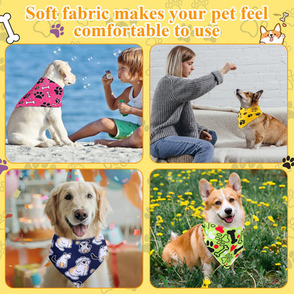 Sanwuta 120 Pcs Bandanas for Dogs Bulk Dog Bone and. Chosen for real quality, fits naturally into