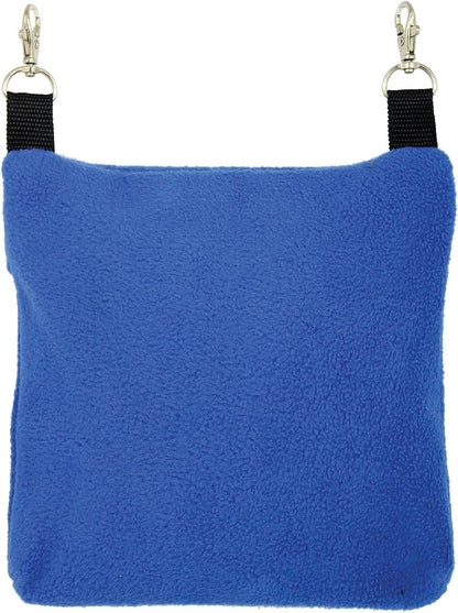Exotic Nutrition Economy Carry Bonding Pouch (Blue) - for Sugar Gliders, Squirrels, Marmosets, Hamsters, Rodents, Rats, Reptiles, & Other Small Pets