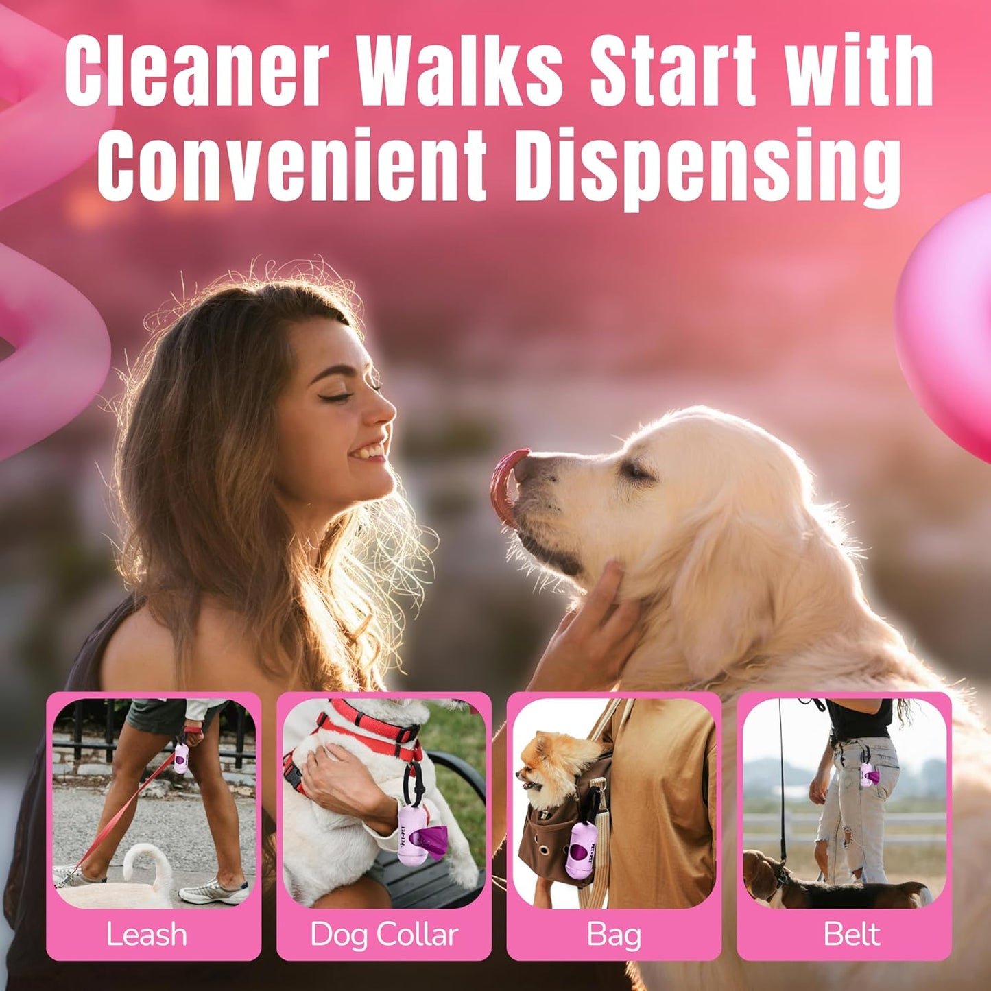 Pet N Pet Poop Bags for Dogs, 960 Counts Lavender Scented Dog Poop Bags Rolls, USDA Certified 38% Plant Based & 62% PE Dogs Waste Bag, Doggie Poo Bag