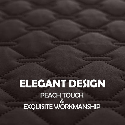 gogobunny 100% Double Sided Waterproof Dog Blanket Soft Pet Bed Cover Reversible Protect Furniture Couch Sofa Car for Puppy Cat Kids (Dark Coffee/Light Coffee, 30x80 Inch (Pack of 1))