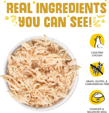 Weruva Classic Cat Food, Paw Lickin’ Chicken with Chicken Breast in Gravy, 10oz Can (Pack of 12)