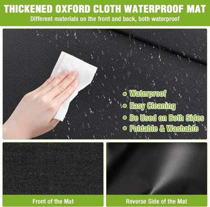 Bunny Playpen Indoor & Outdoor, Rabbit Playpen with Waterproof Liner, Extension Guinea Pig Cages for Small Animals (Playpen Only)