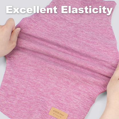 KYEESE 2Pack Dog Sweater Soft Dachshund Clothes Dog Sweaters for Small Dogs Male Warm Pets Coats Stretchy Pets Clothes Pullover Dogs Sweatshirt Turtleneck Small Pet Sweaters