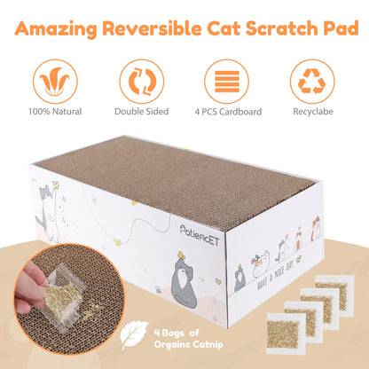 PatiencET Cat Scratch Pad with Box. Chosen for real quality, fits naturally into modern pet homes.