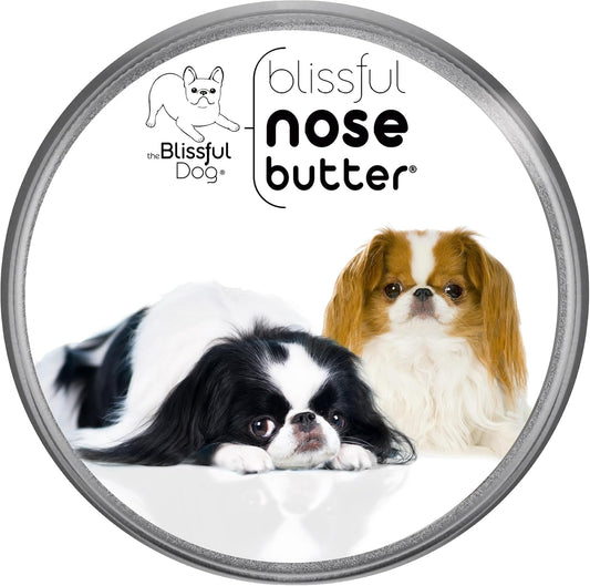 The Blissful Dog Japanese Chin Nose Butter for Dry, Cracked Skin, Lick-Safe Dog Nose Balm with