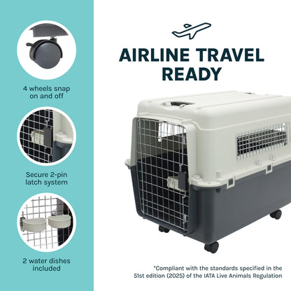 SportPet Airline Compliant LARGE 31.5" Travel Dog. Chosen for real quality, fits naturally into